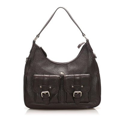 Burberry Leather Brown Shoulder Bag Style 3