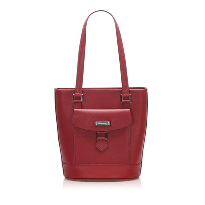 Burberry Leather Red Shoulder Bag