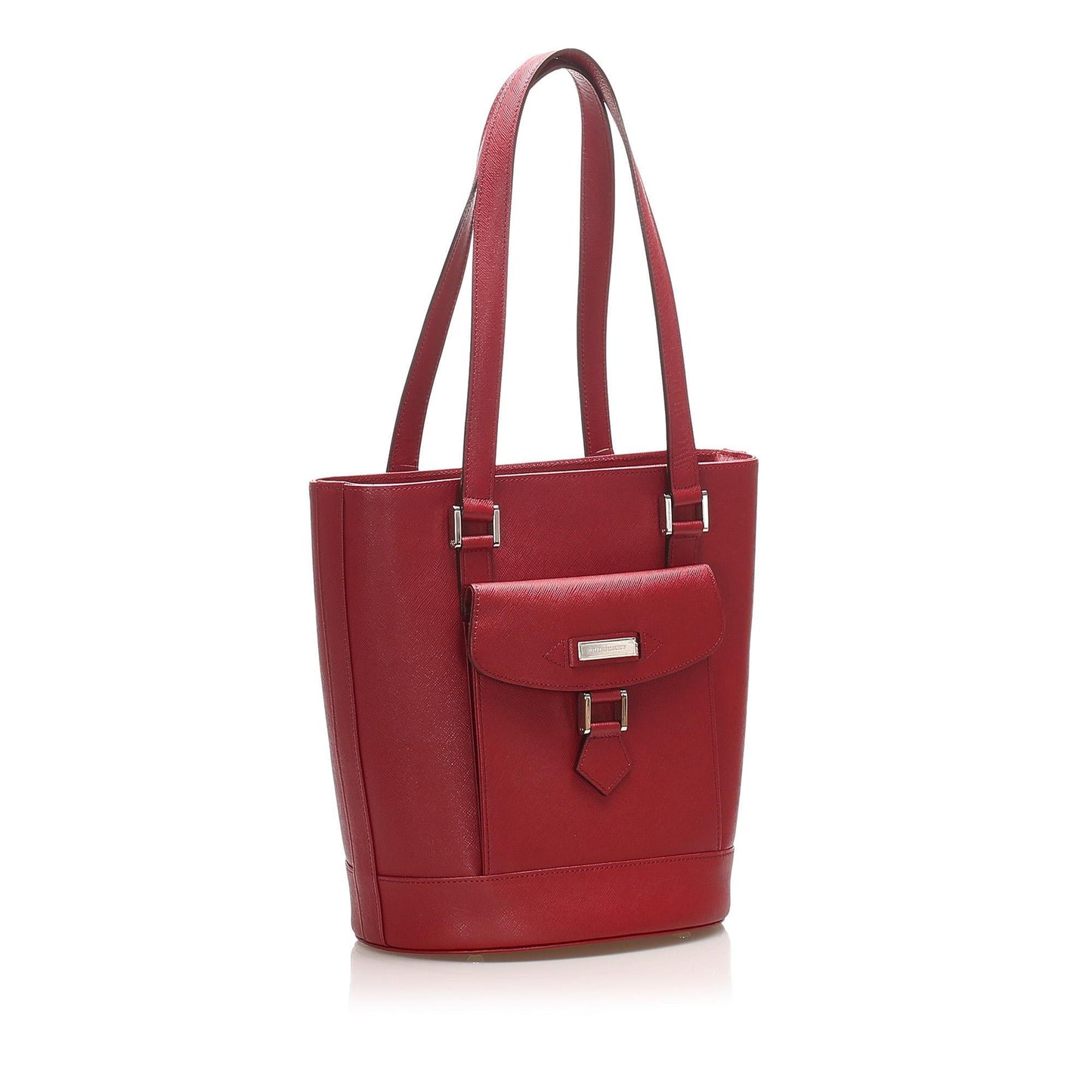 Burberry Leather Red Shoulder Bag