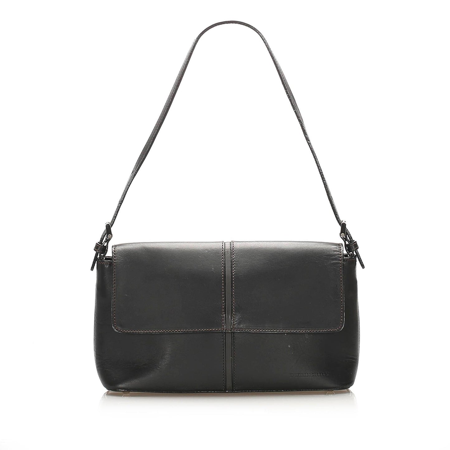 Burberry Leather Black Shoulder Bag Style 9
