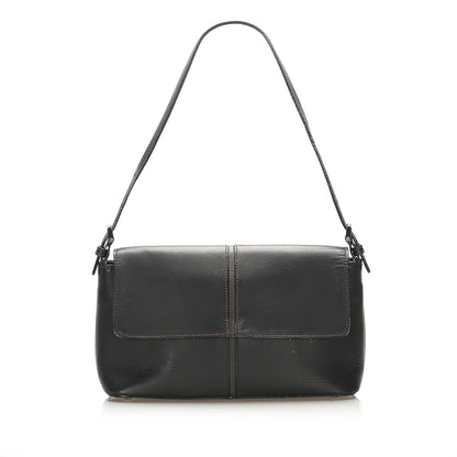 Burberry Leather Black Shoulder Bag Style 9