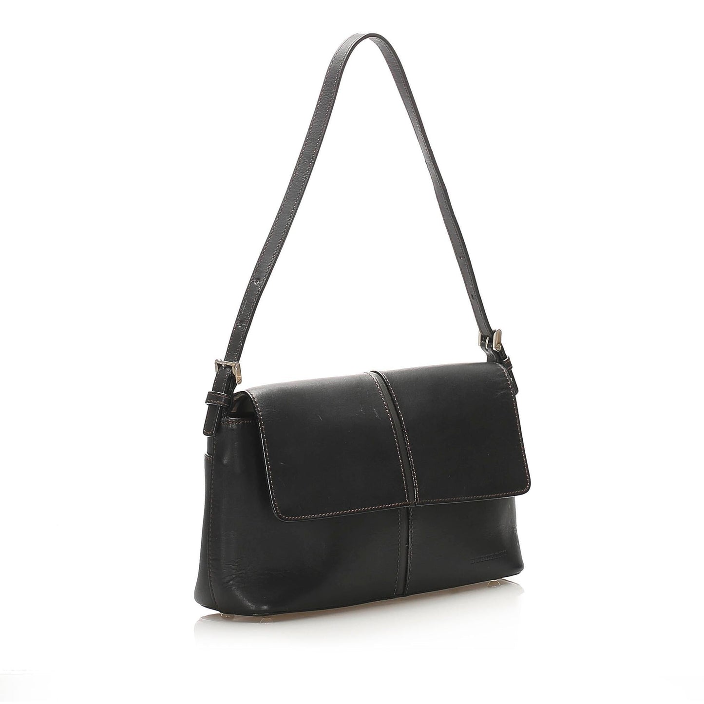 Burberry Leather Black Shoulder Bag Style 9