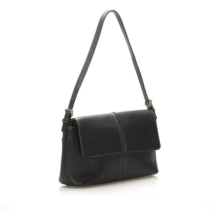 Burberry Leather Black Shoulder Bag Style 9