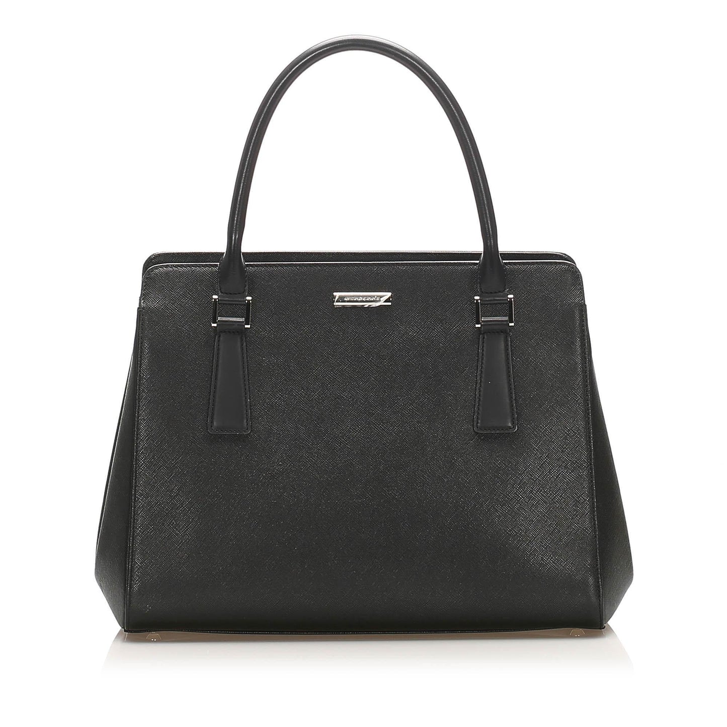 Burberry Leather Black Tote Bag Style 3