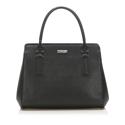 Burberry Leather Black Tote Bag Style 3