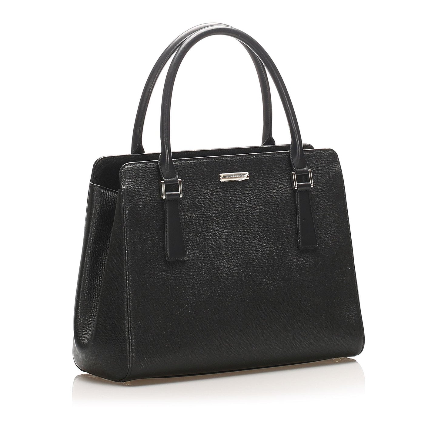 Burberry Leather Black Tote Bag Style 3