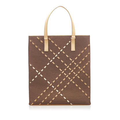 Burberry Leather Brown Tote Bag Style 2