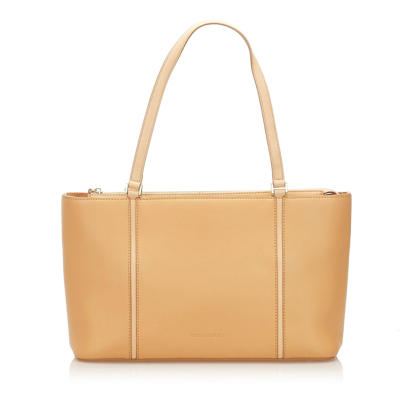 Burberry Leather Brown Tote Bag Style 5