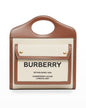 Burberry Mini and Leather Beige Crossbody Bag