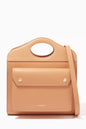 Burberry MINI POCKET Leather Crossbody Bag
