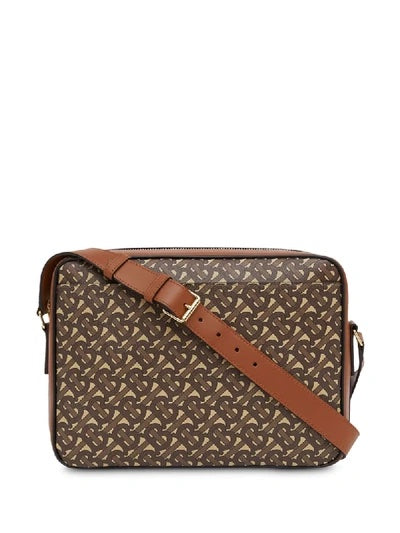 Burberry COATED KNIGHT Canvas Crossbody Bag