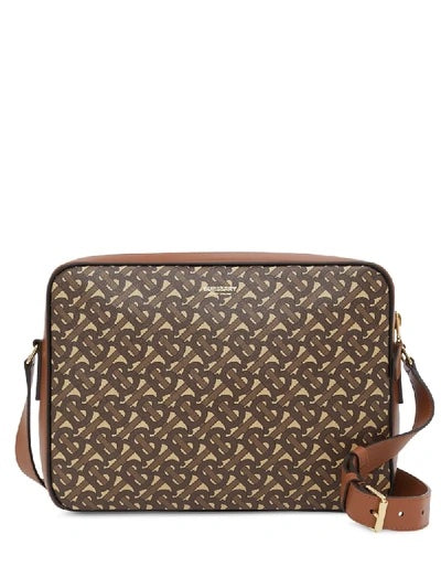Burberry COATED KNIGHT Canvas Crossbody Bag