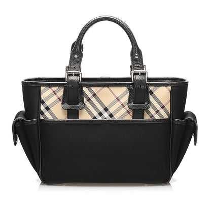 Burberry Nova Canvas Black Handbag