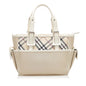 Burberry Nova Canvas Brown Handbag