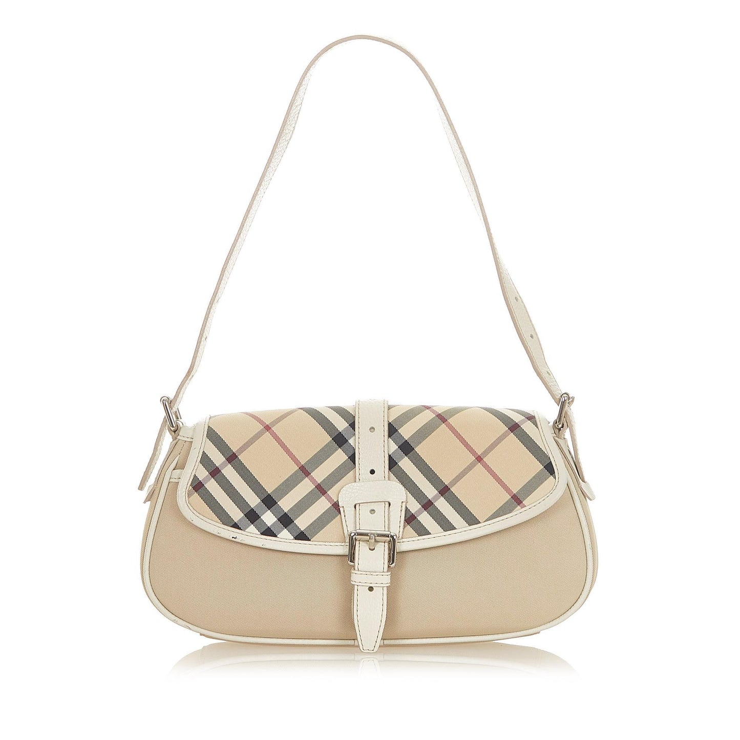 Burberry Nova Canvas Brown Shoulder Bag