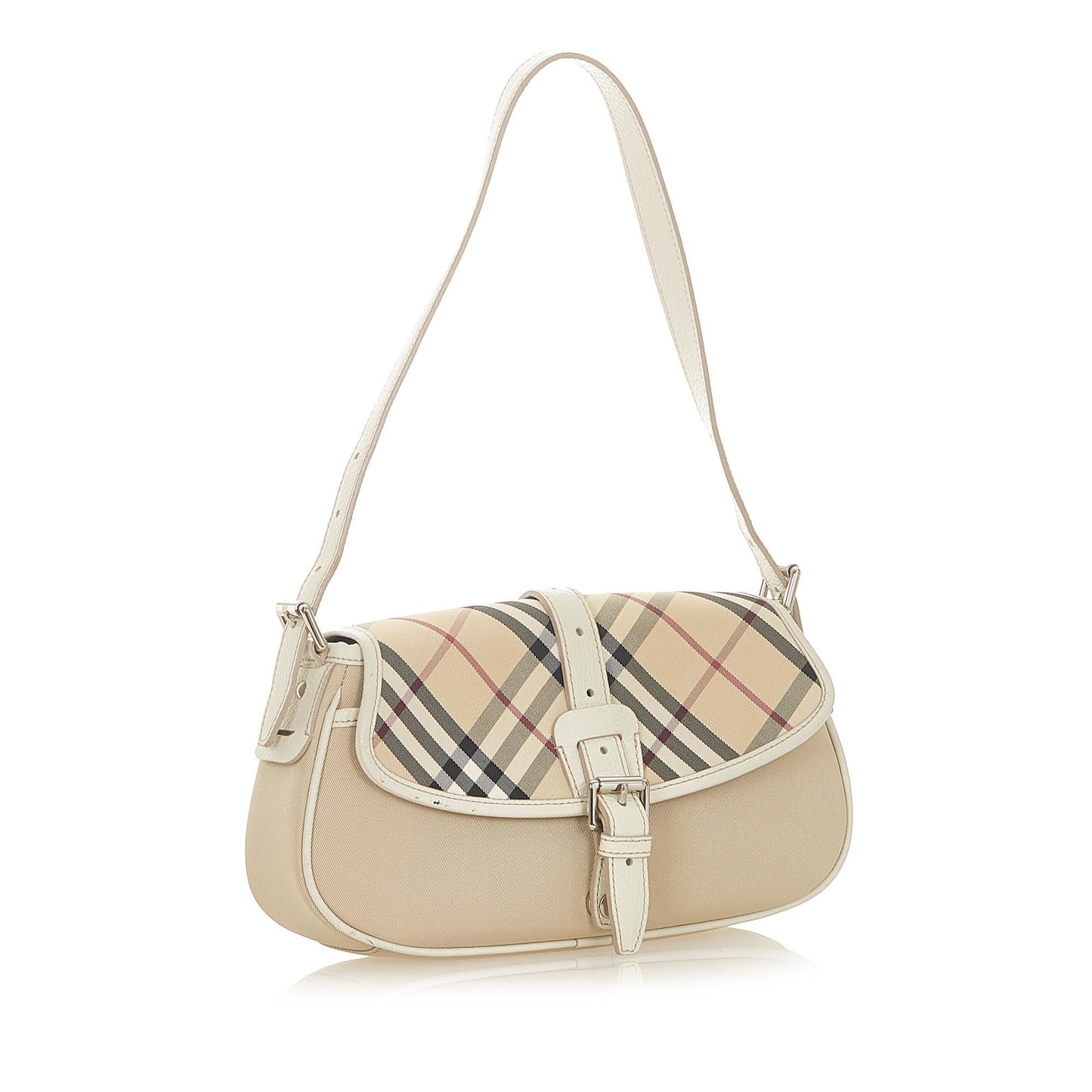 Burberry Nova Canvas Brown Shoulder Bag