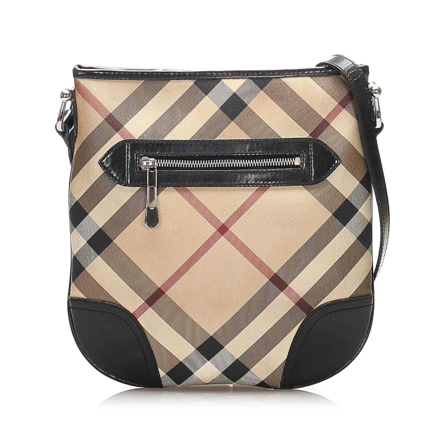 Burberry Nova Body PVC Brown Crossbody Bag