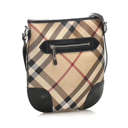 Burberry Nova Body PVC Brown Crossbody Bag