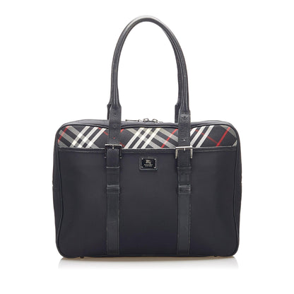 Burberry Nova Business Nylon Black Handbag