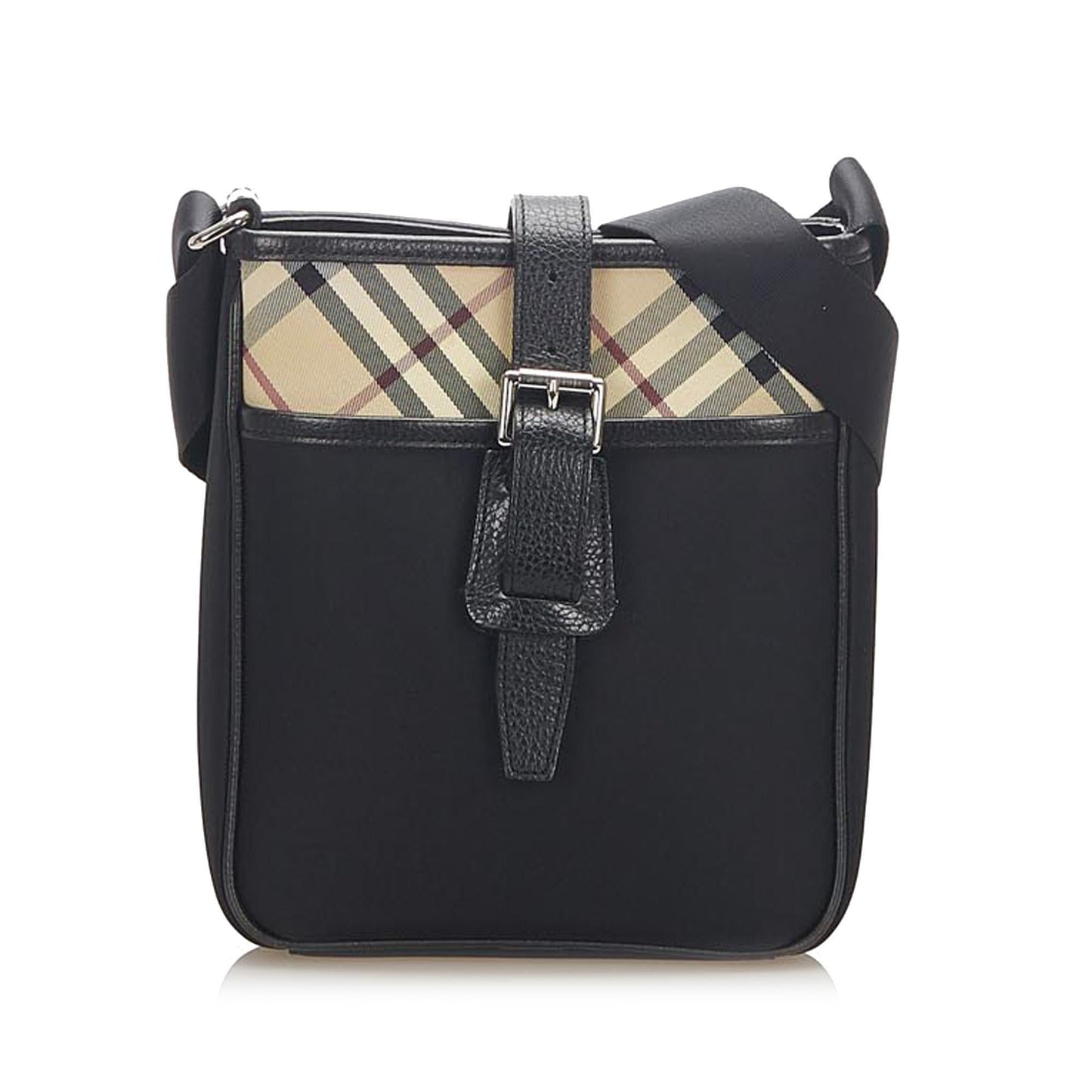 Burberry Nova Body Leather Black Crossbody Bag