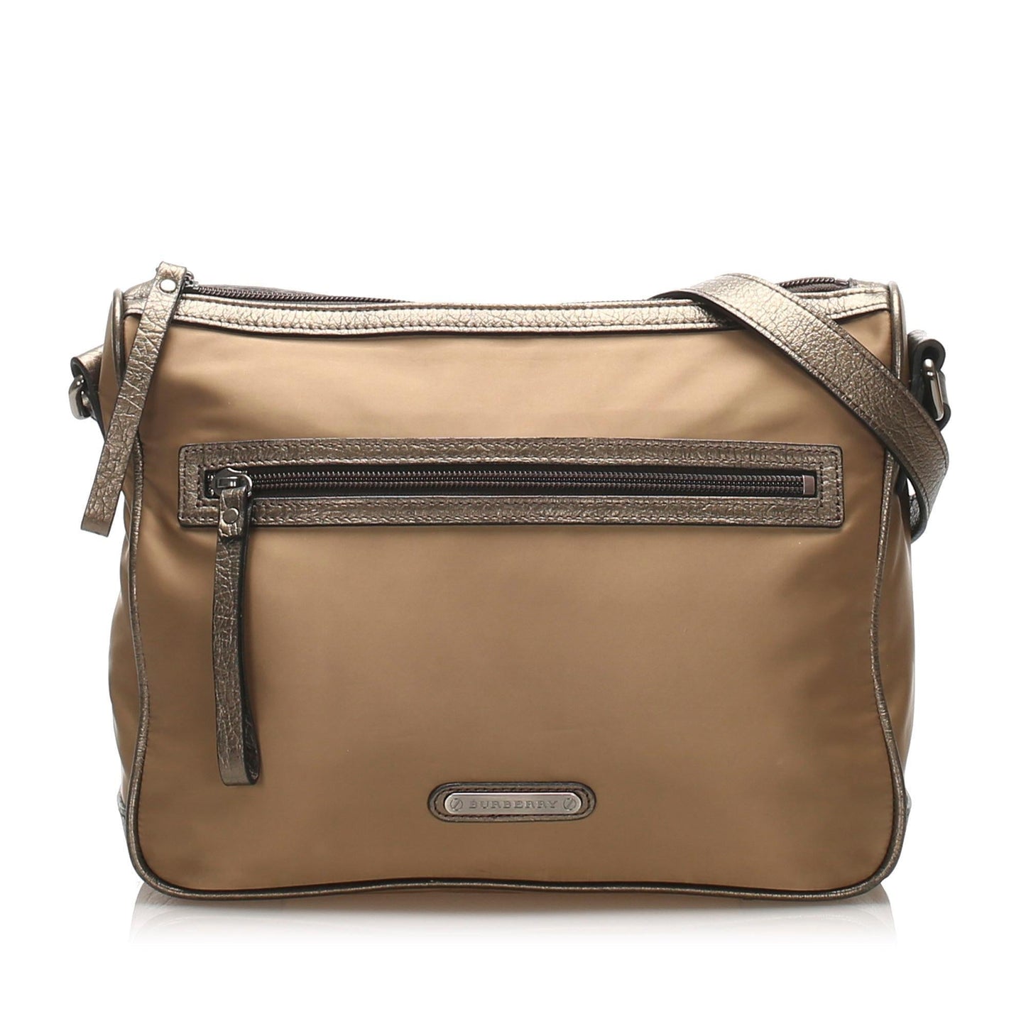 Burberry Body Nylon Brown Crossbody Bag