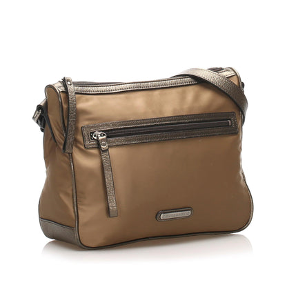 Burberry Body Nylon Brown Crossbody Bag