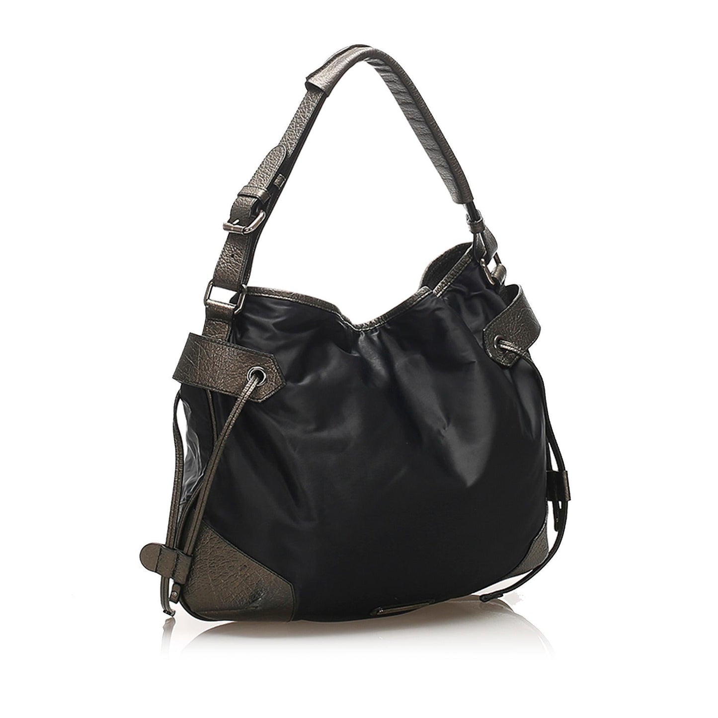 Burberry Nylon Black Handbag