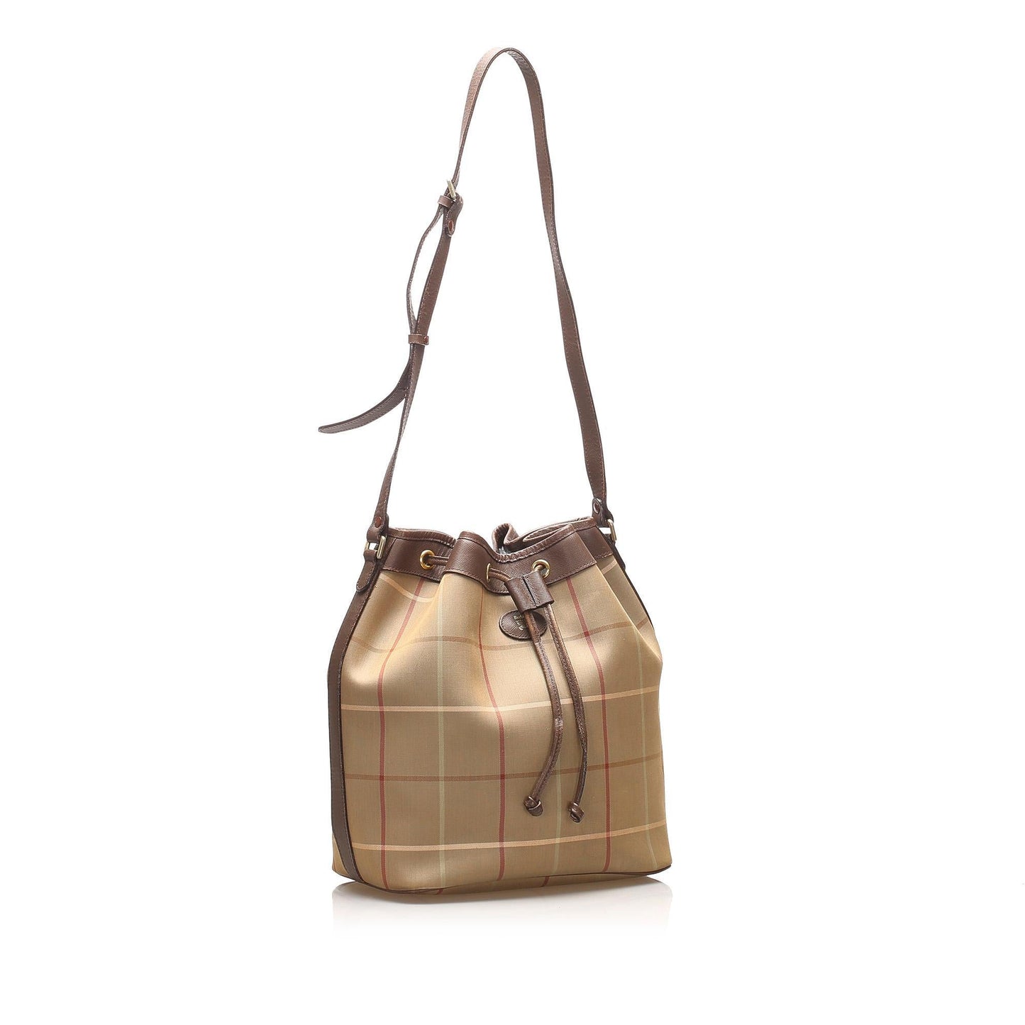 Burberry Canvas Brown Shoulder Bag Style 3