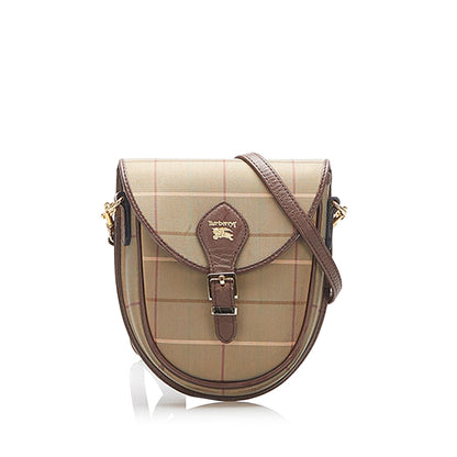 Burberry Body Canvas Brown Crossbody Bag Style 7