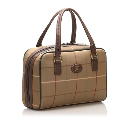 Burberry Leather Gray Handbag