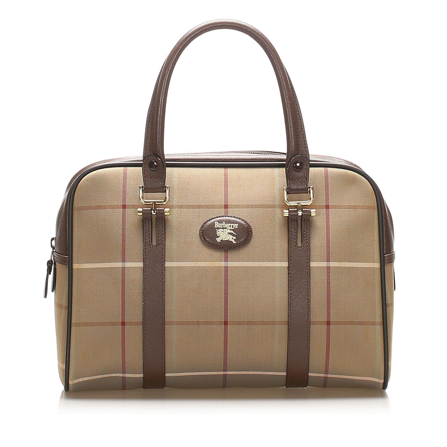Burberry Canvas Brown Handbag Style 8