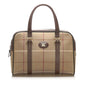 Burberry Canvas Brown Handbag Style 8