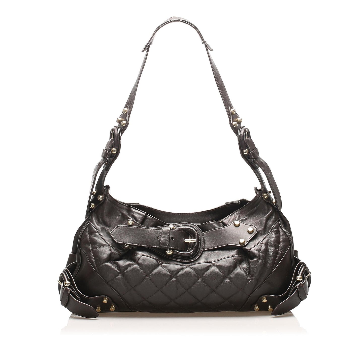 Burberry Leather Black Shoulder Bag Style 14