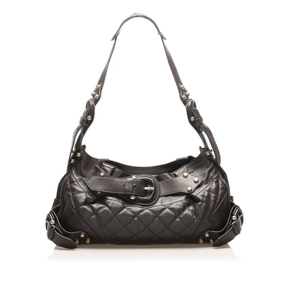Burberry Leather Black Shoulder Bag Style 14