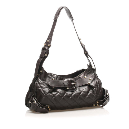 Burberry Leather Black Shoulder Bag Style 14