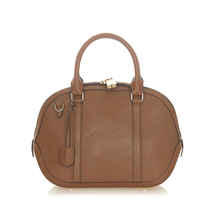 Burberry Small Orchard Leather Brown Handbag