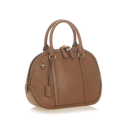Burberry Small Orchard Leather Brown Handbag