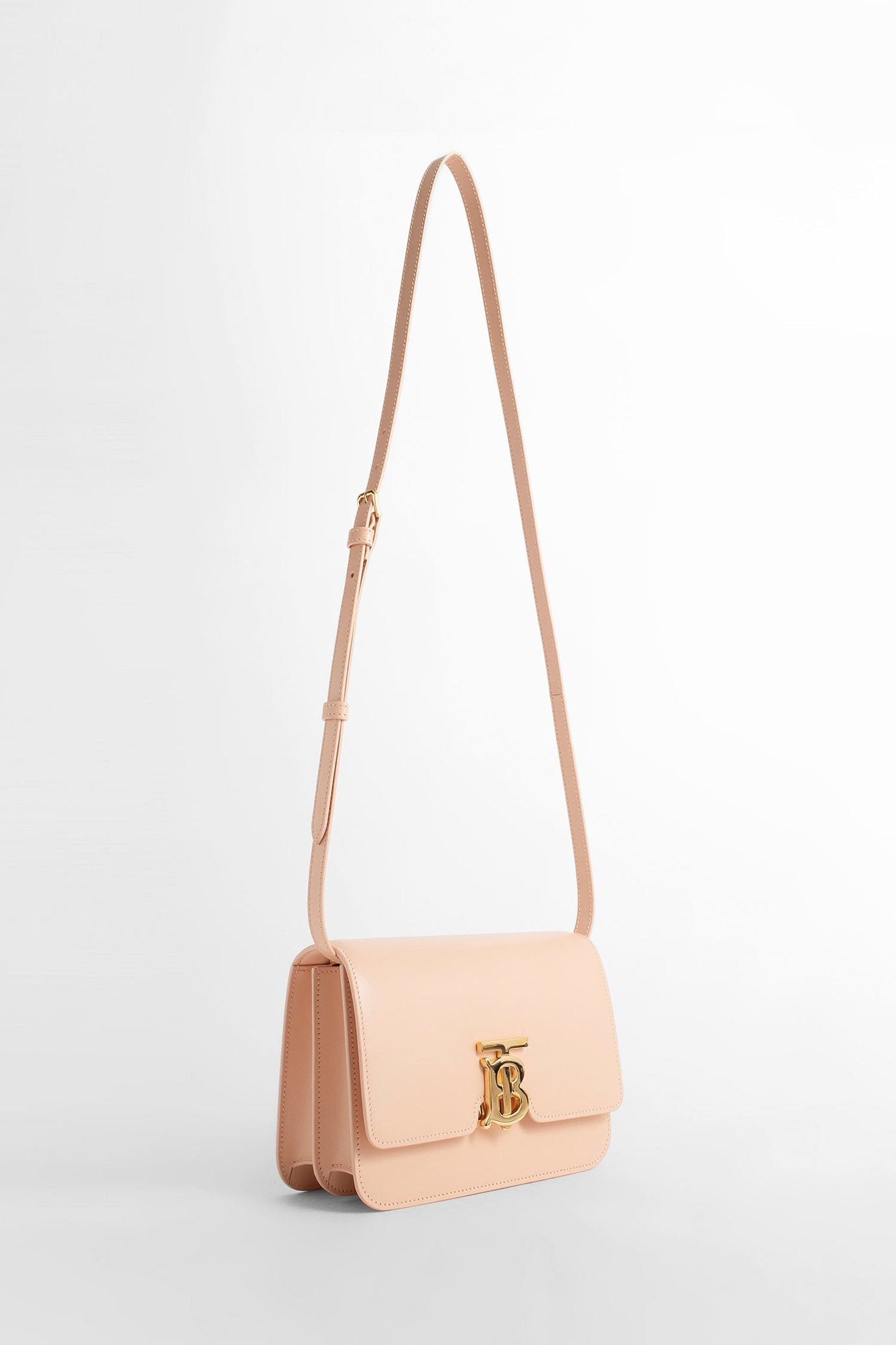 Burberry SMALL ROSE Calfskin Beige Crossbody Bag