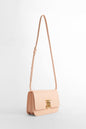 Burberry SMALL ROSE Calfskin Beige Crossbody Bag