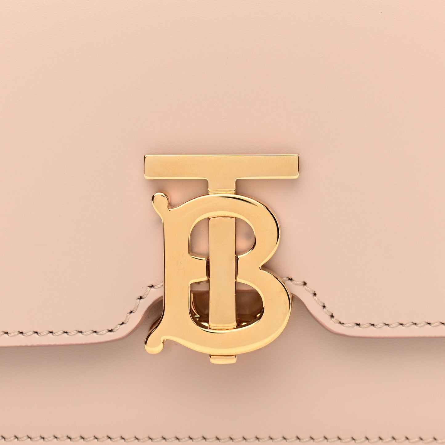 Burberry SMALL ROSE Calfskin Beige Crossbody Bag