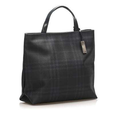 Burberry Smoke PVC Black Handbag