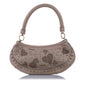 Burberry Studded Leather Brown Shoulder Bag