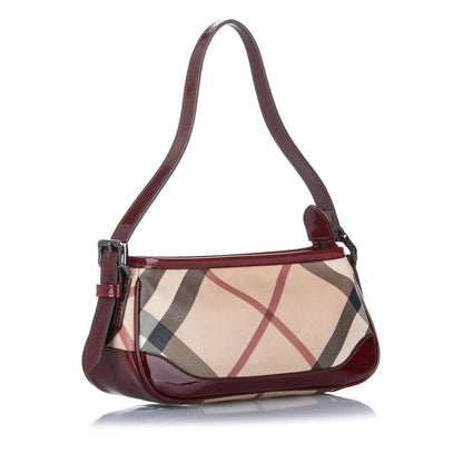 Burberry Supernova Baguette Canvas Brown Handbag