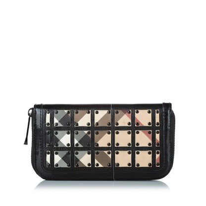Burberry Supernova Leather Brown Clutch Bag