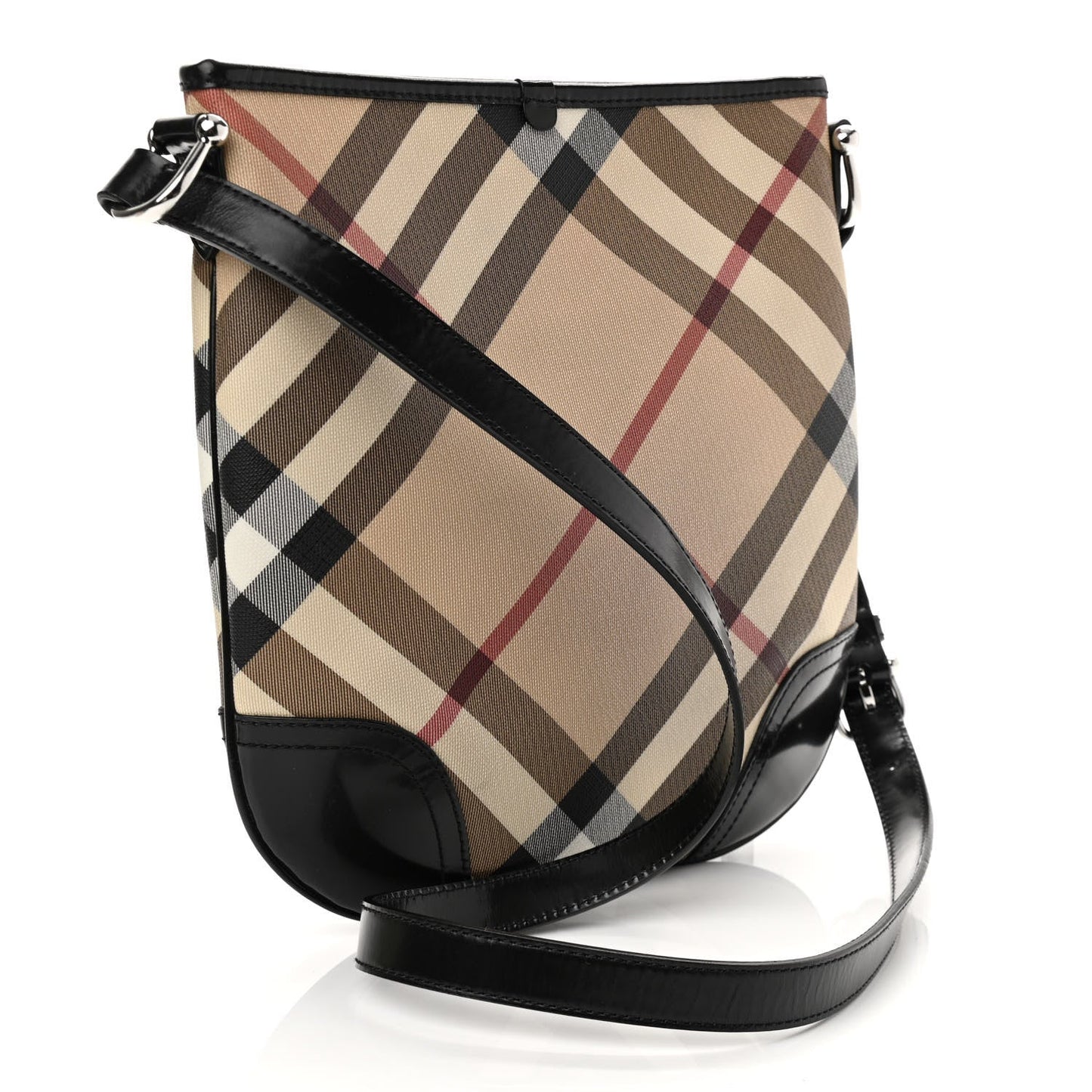Burberry SUPERNOVA DRYDEN Check Beige Crossbody Bag