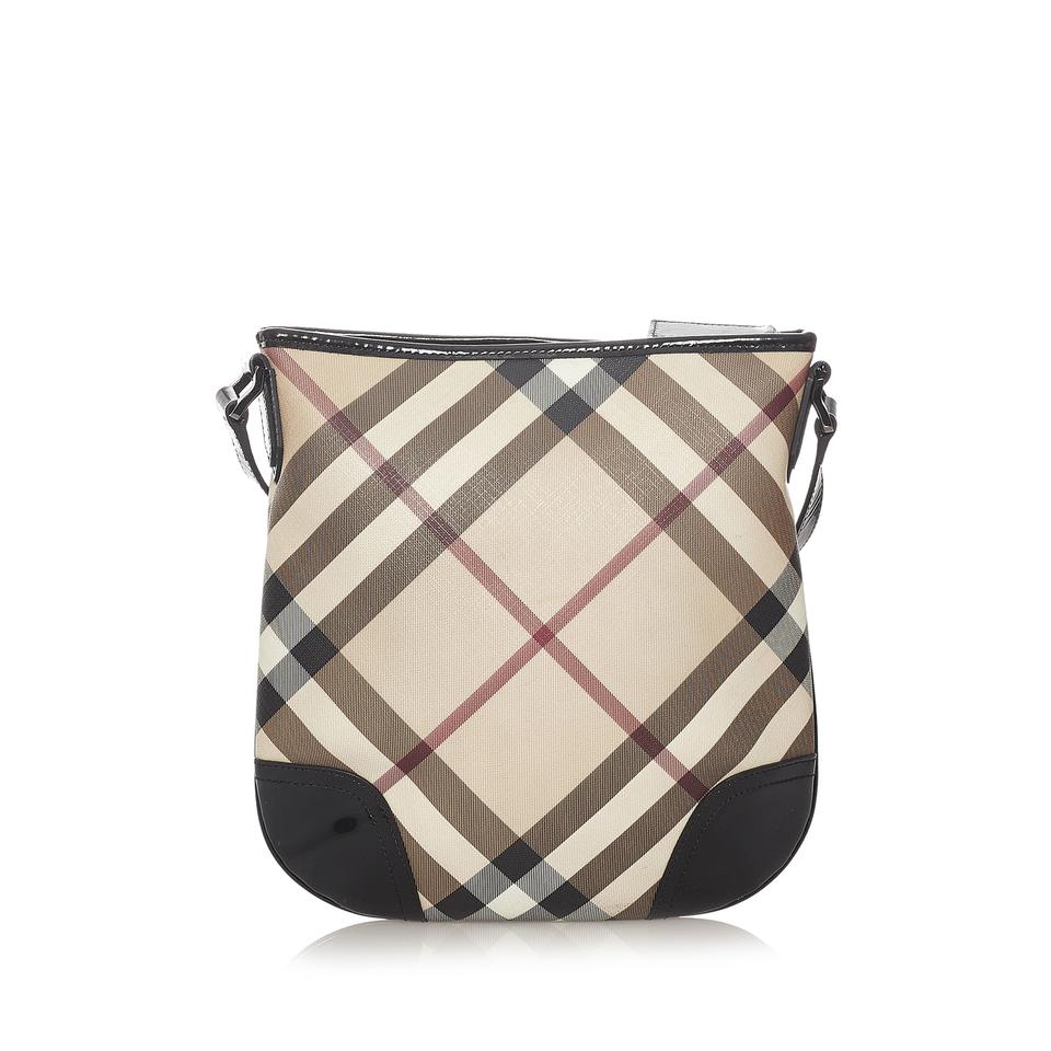 Burberry SUPERNOVA DRYDEN Check Beige Crossbody Bag