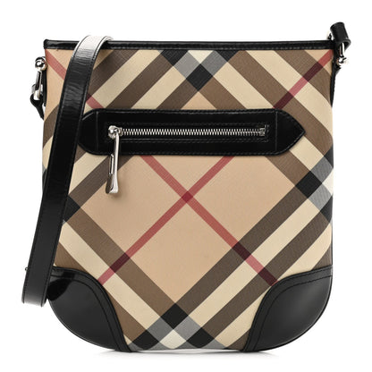 Burberry SUPERNOVA DRYDEN Check Beige Crossbody Bag