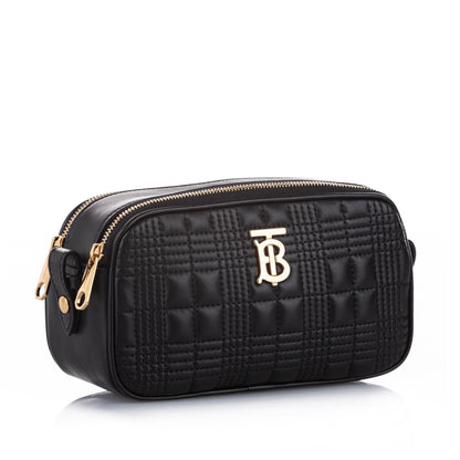 Burberry Body Leather Black Crossbody Bag Style 10