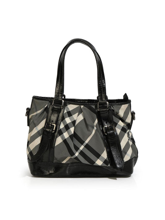 Burberry BEAT MEDIUM Nylon Black Shoulder Bag