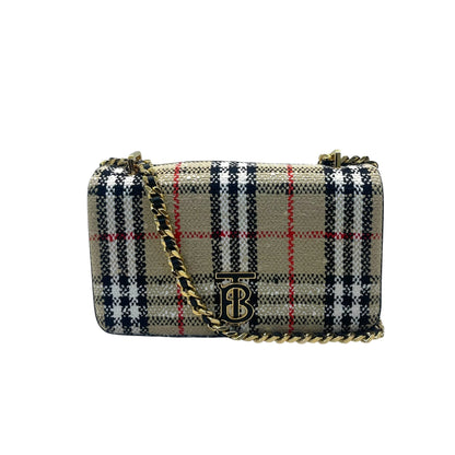 Burberry Lola Small Beige Crossbody Bag